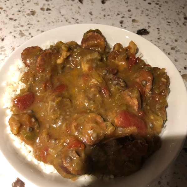 Easy Creole Okra and Shrimp