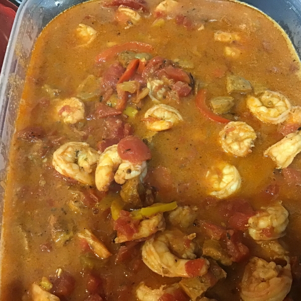 Easy Creole Okra and Shrimp