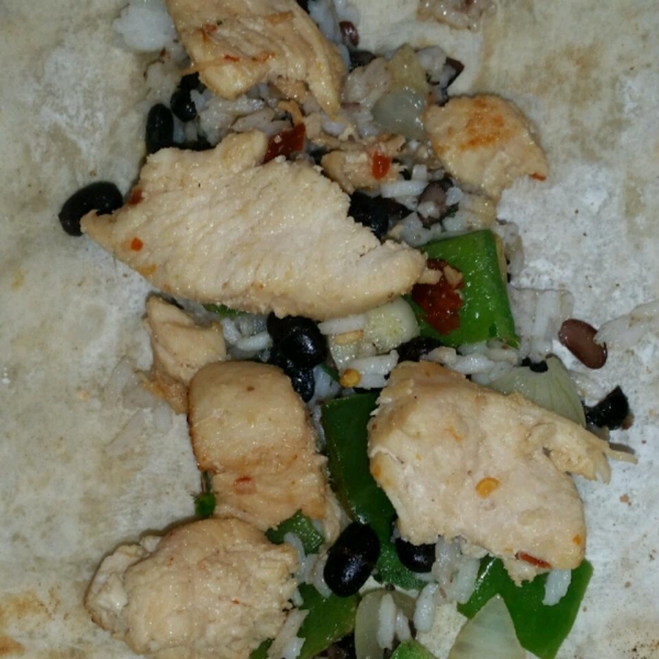 Chicken & Black Bean Burritos