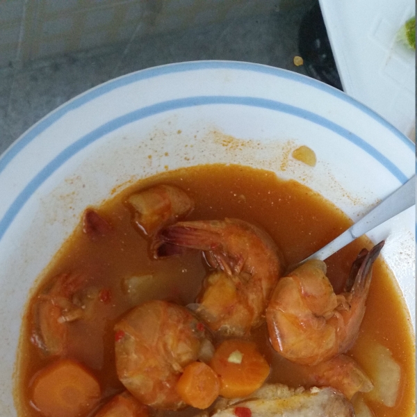 Mexican Shrimp Soup (Caldo de Camaron)