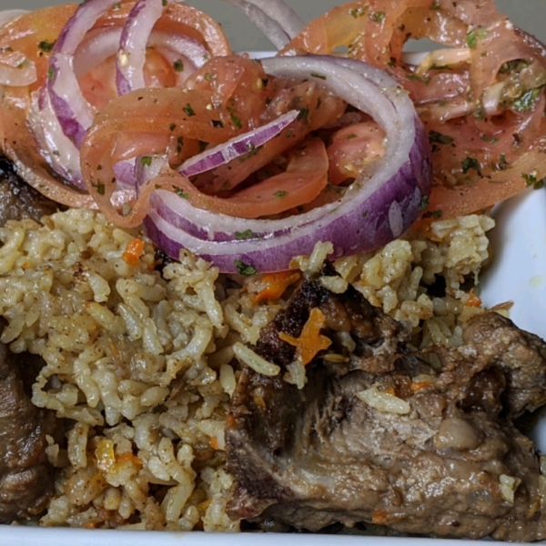 Uzbek Plov (Lamb and Rice Pilaf)