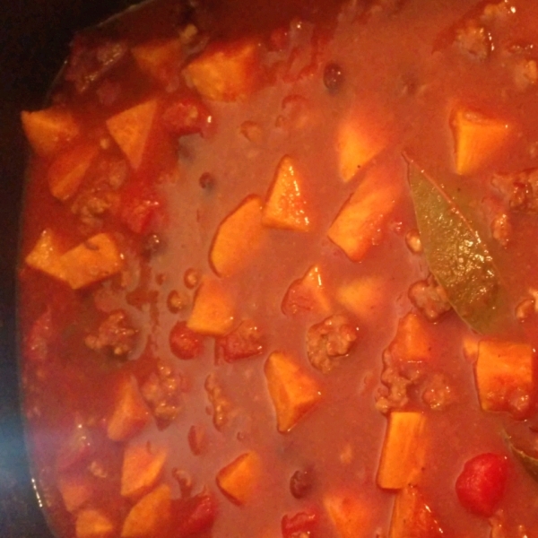 Sausage & Sweet Potato Chili