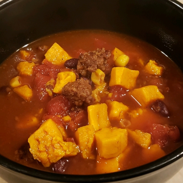 Sausage & Sweet Potato Chili