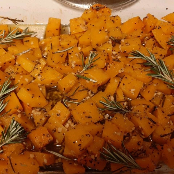 Rosemary Roasted Butternut Squash