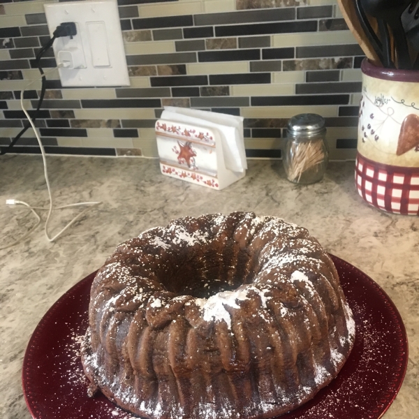 Vodka Mocha Bundt Cake