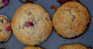 Edna's Banana Cranberry Muffins