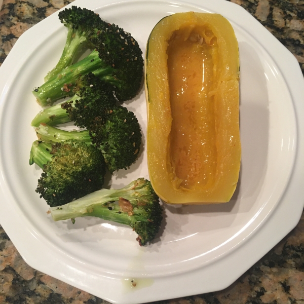 Baked Delicata Squash with Lime Butter