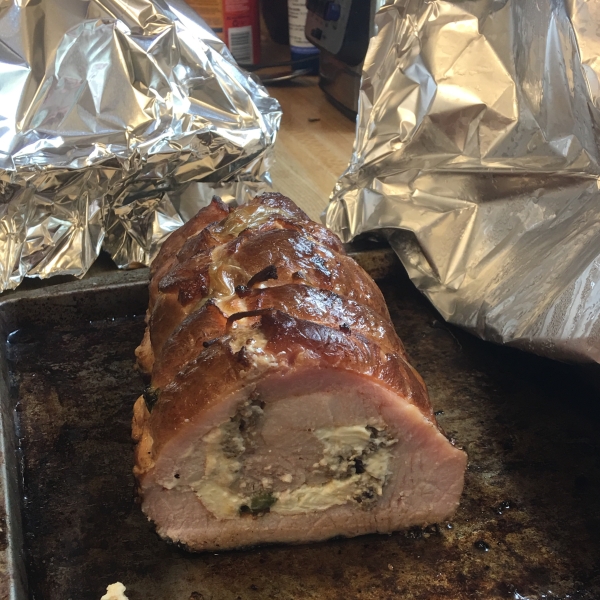 Smoked Stuffed Pork Loin