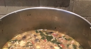 Chicken and Artichoke Minestrone