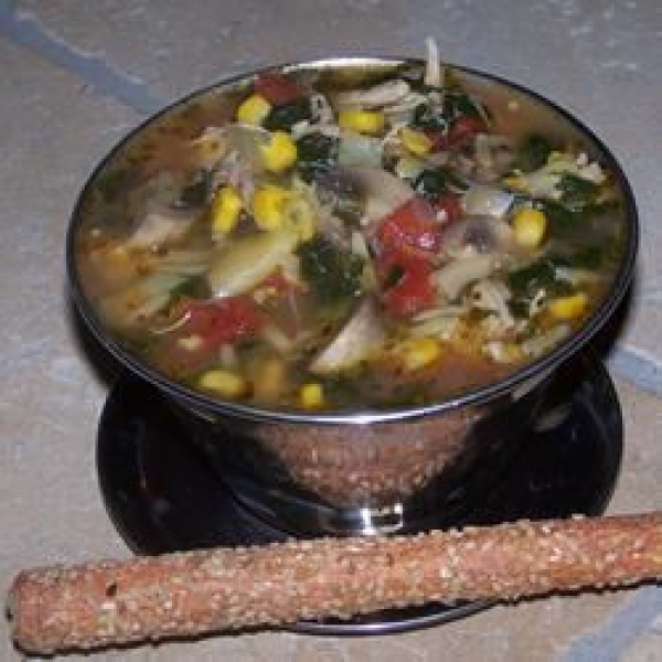 Chicken and Artichoke Minestrone