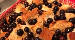 Overnight Blueberry French Toast Casserole