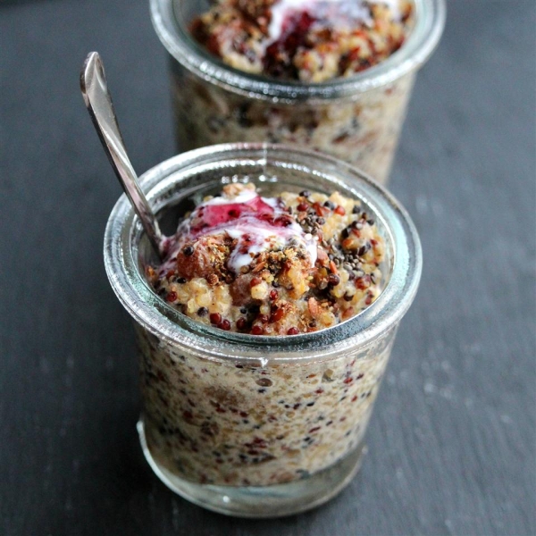 Warm Cinnamon Raisin Quinoa