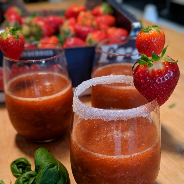 Strawberry Basil Margarita