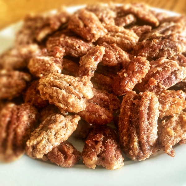 Air Fryer Sugared Pecans