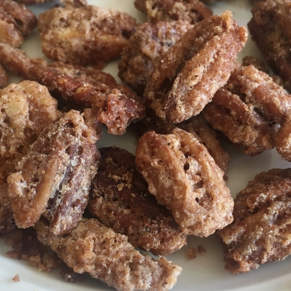 Air Fryer Sugared Pecans