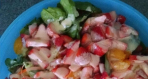 Strawberry Romaine Summer Salad