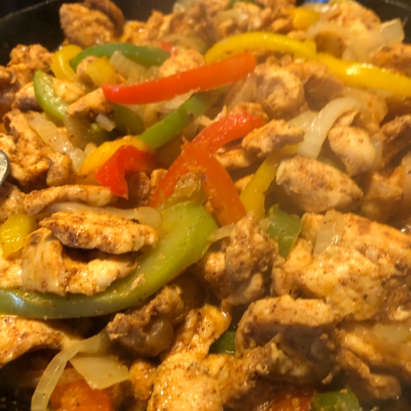 Easy Chicken and Bell Pepper Fajitas