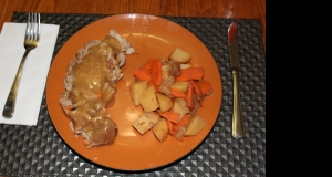 Slow Cooker Pork Tenderloin with Apples