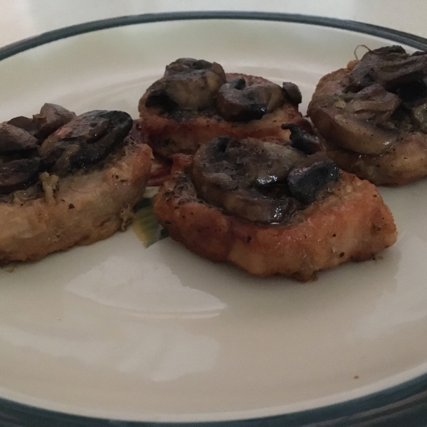 Pork Chops with Basil and Marsala