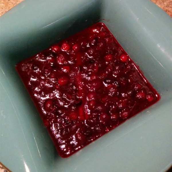 Ginger-Cinnamon Cranberry Sauce