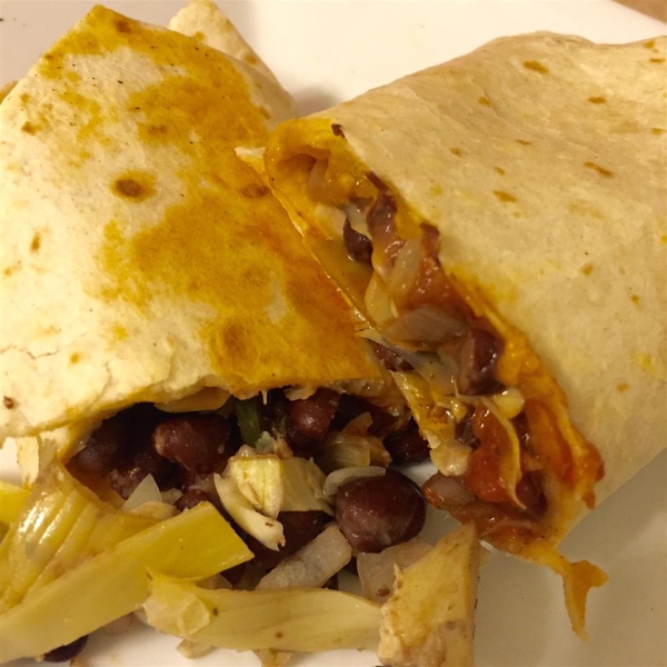 Black Bean and Artichoke Burritos