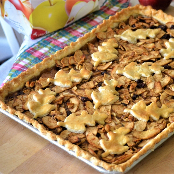 Autumn Apple Slab Pie