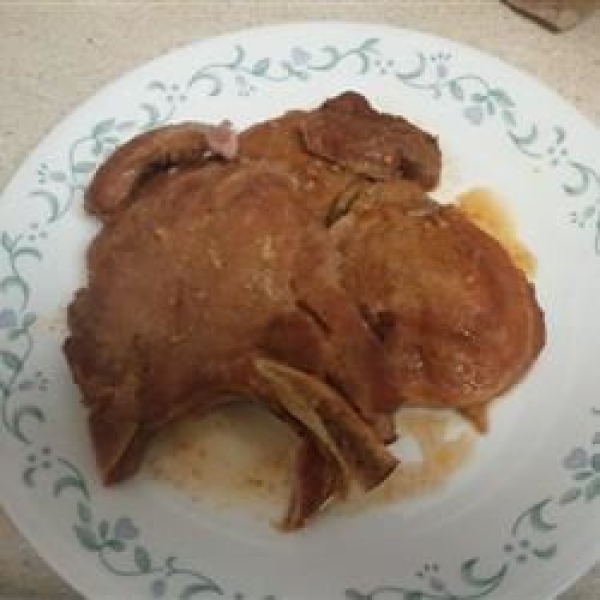 Korean Slow Cooker Pork Chops