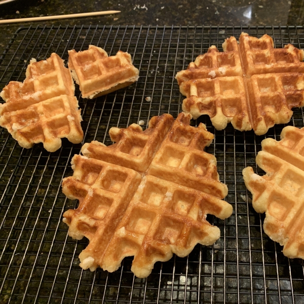 Liège Belgian Waffles with Pearl Sugar