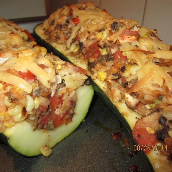 Italian-Style Stuffed Zucchini (Kid-Friendly)