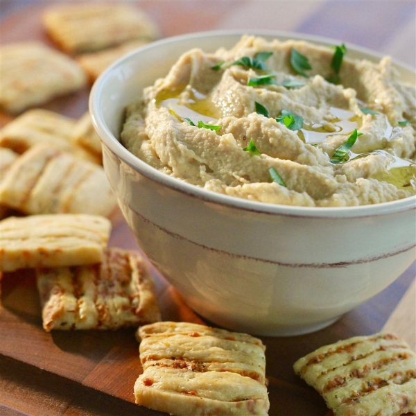 Garlic Parmesan Hummus