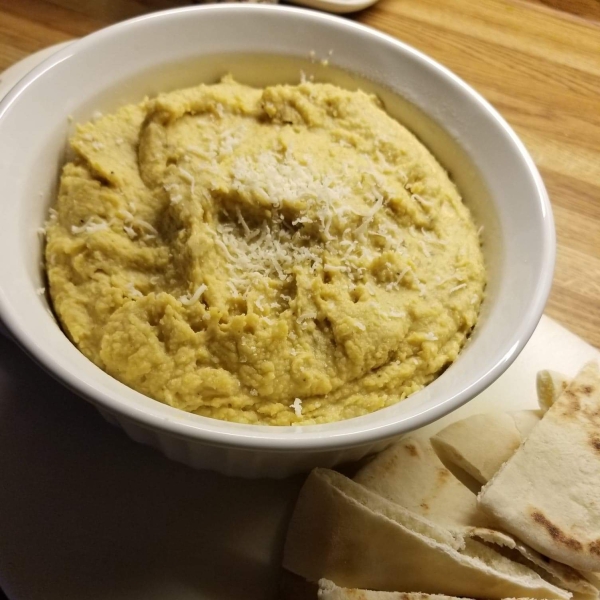 Garlic Parmesan Hummus