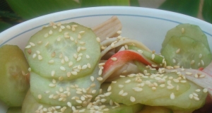 Sunomono (Japanese Cucumber and Seafood Salad)