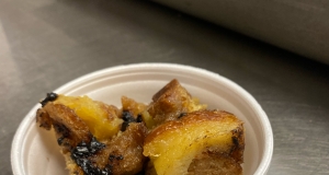 Pineapple Bread Pudding with Raisins