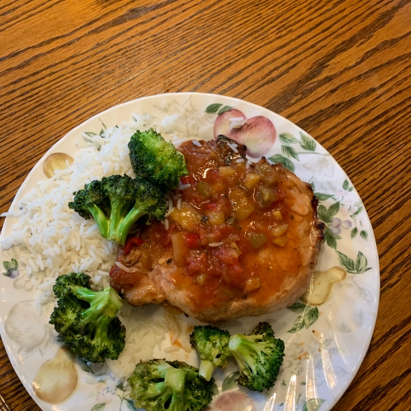 Tropical Grilled Pork Chops