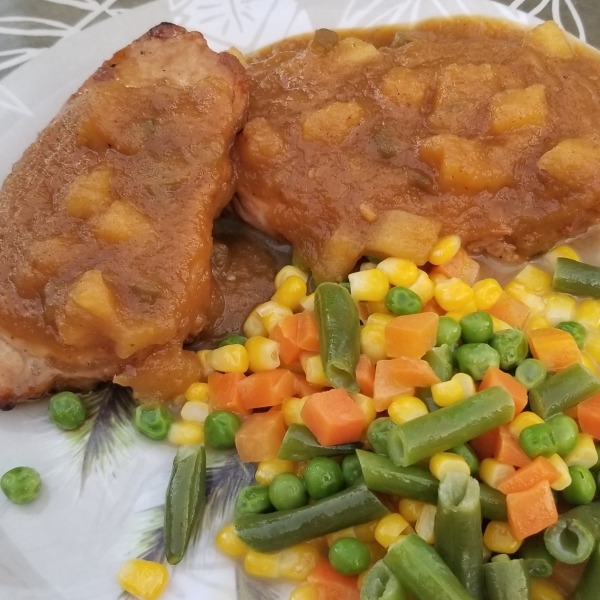 Tropical Grilled Pork Chops