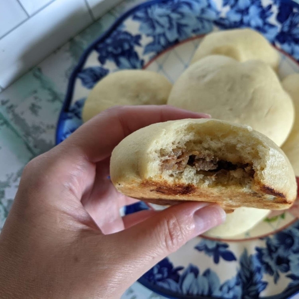 Baked Siopao (Filipino Meat Bun)