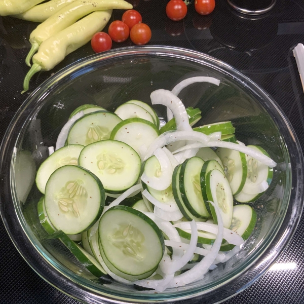 Crisp Marinated Cucumbers