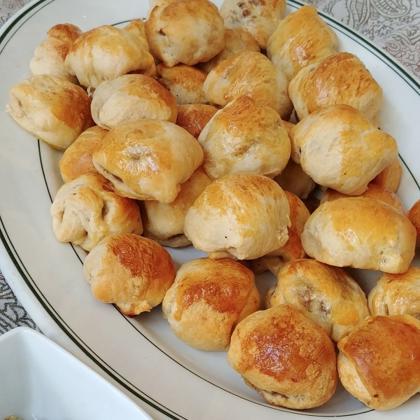 Meatball-Stuffed Crescent Rolls