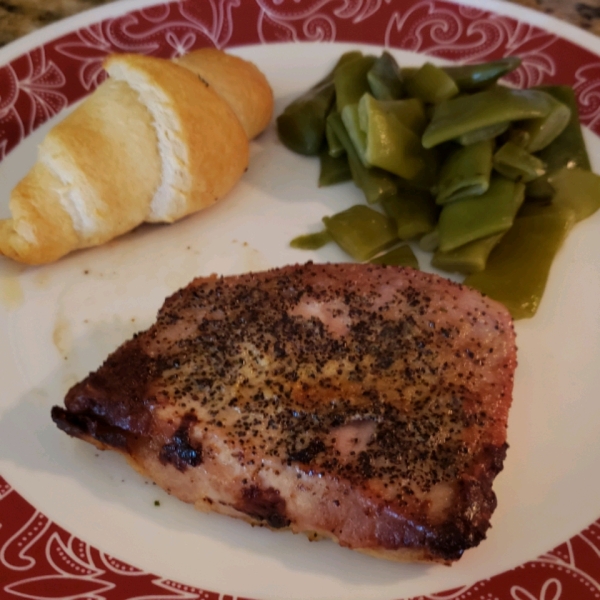 Garlic Seasoned Baked Pork Chops