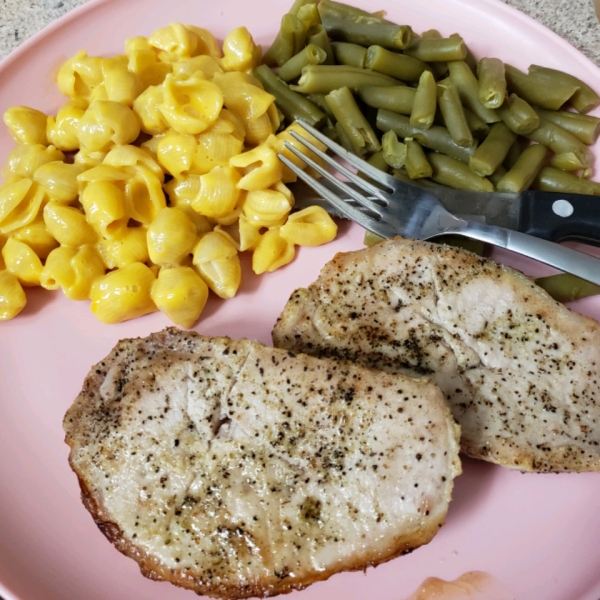 Garlic Seasoned Baked Pork Chops