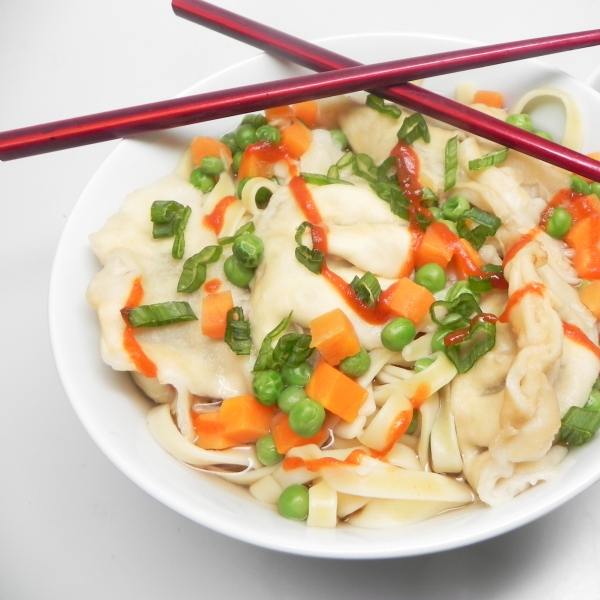 Shrimp Wonton with Noodles