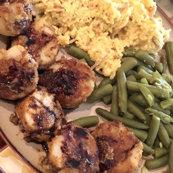 Jim's Balsamic Scallops