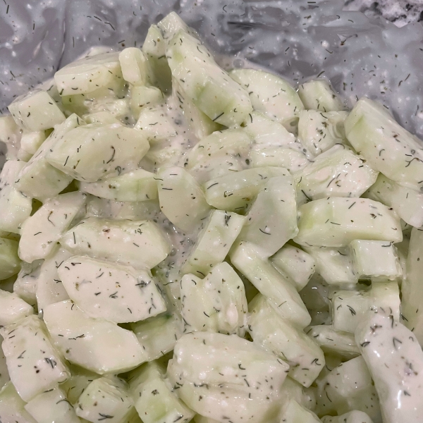 Mom's Cucumber Salad