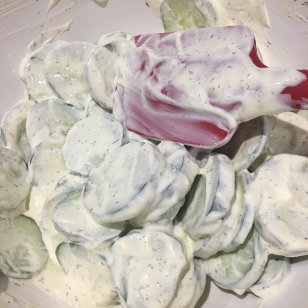 Mom's Cucumber Salad