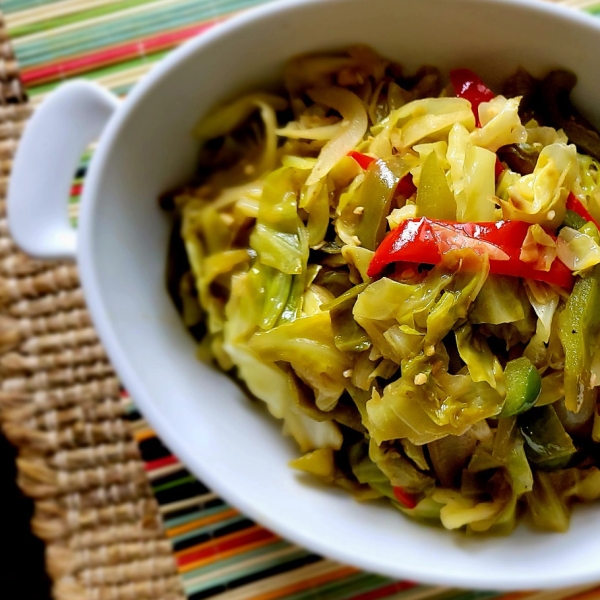 Easy Fried Cabbage