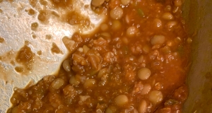 Lentils in Sloppy Joe Sauce