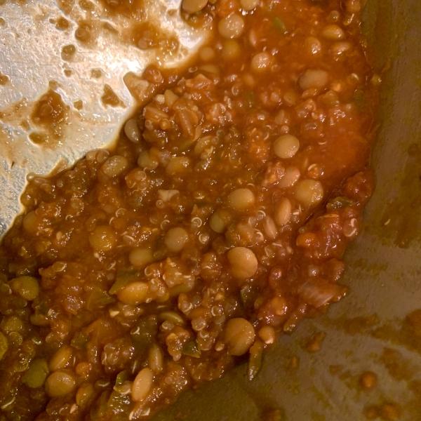 Lentils in Sloppy Joe Sauce