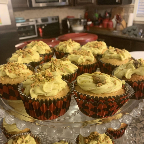 Real Pistachio Cupcakes