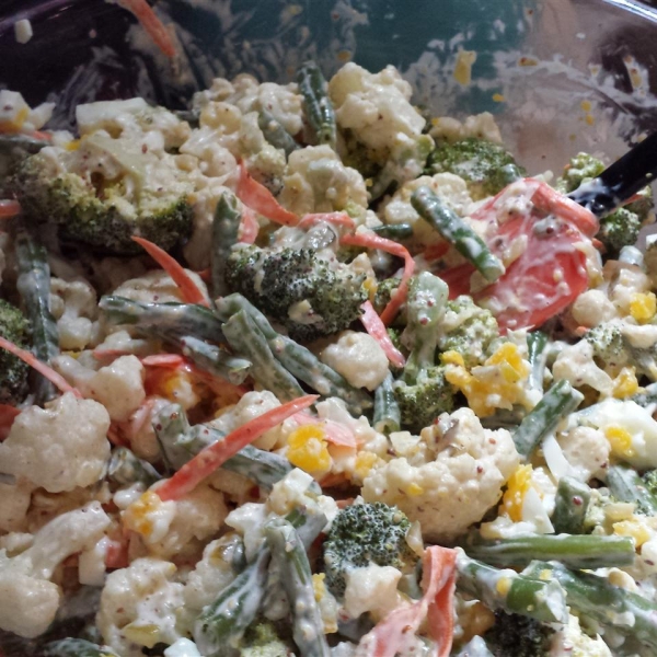 Cauliflower and Egg Salad