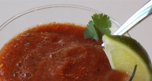 Pica De Gallo Inspired Gazpacho (Gluten-Free)